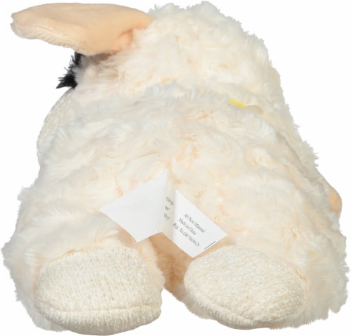 Multipet Plush Lamb Chop Dog Toy Perspective: bottom