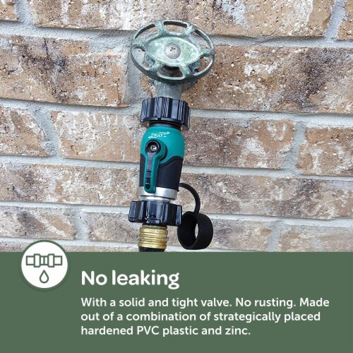2wayz 0° Straight Shut Off Valve for Garden Hose Perspective: bottom
