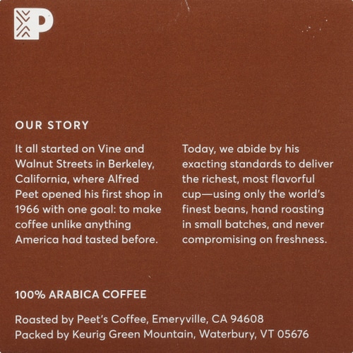 Peet's Coffee® House Blend Dark Roast K-Cup Coffee Pods Perspective: bottom