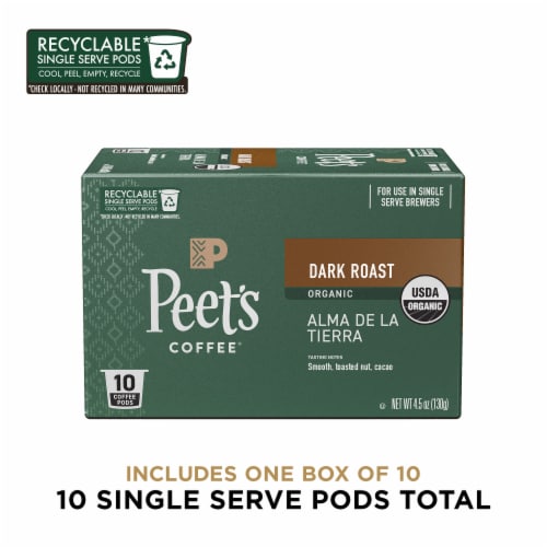 Peet's® Alma De La Tierra Dark Roast Single Serve Coffee Pods Perspective: bottom