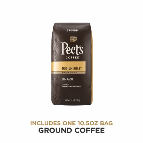 Peet's® Brazil Medium Roast Ground Coffee Perspective: bottom