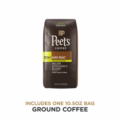 Peet's Coffee® Decaf Major Dickason's Blend Dark Roast Ground Coffee Perspective: bottom