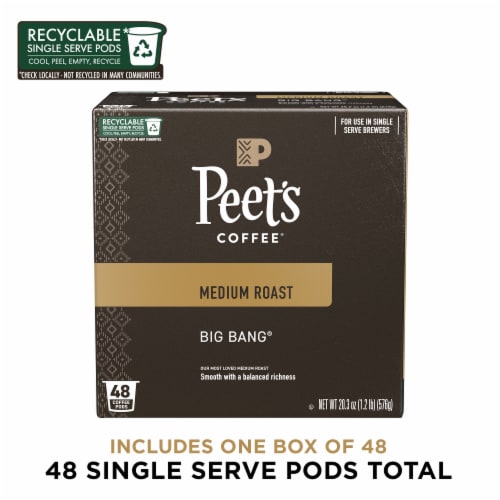 Peet's® Big Bang® Medium Roast K-Cup® Coffee Pods Perspective: bottom
