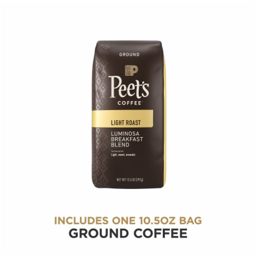 Peet's Coffee® Luminosa Breakfast Blend Light Roast Ground Coffee Perspective: bottom