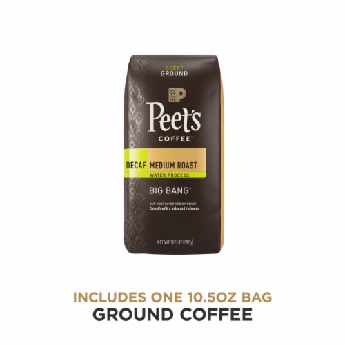Peet's® Decaf Big Bang® Medium Roast Ground Coffee Perspective: bottom