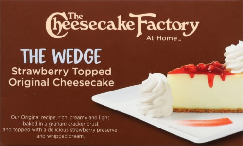 The Cheesecake Factory At Home The Wedge Strawberry Topped Original Cheesecake Perspective: bottom