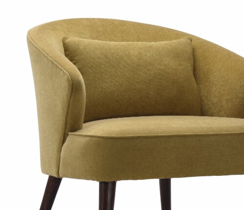 Pagi Brown Upholstery Accent Chair Perspective: bottom