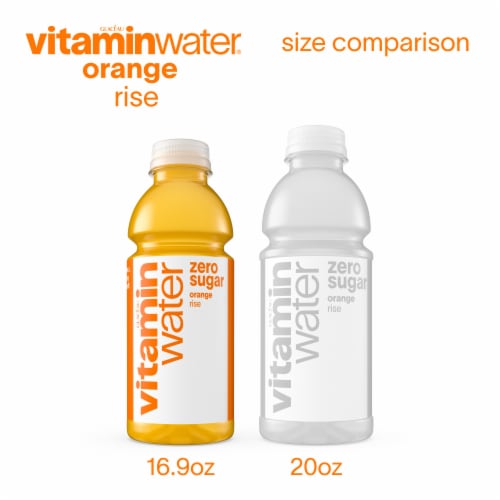Vitaminwater® Zero Sugar Flavored Bottled Water Perspective: bottom