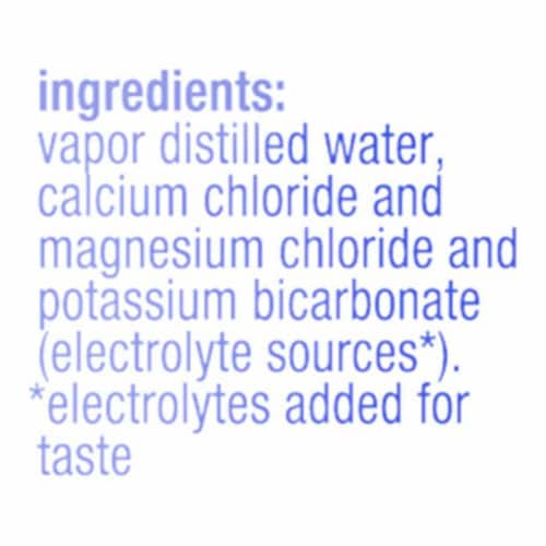 Smartwater® Vapor Distilled Electrolyte Premium Bottled Water Perspective: bottom