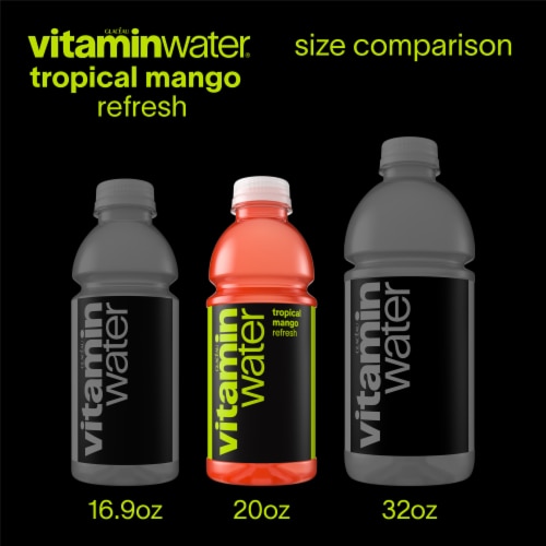 Vitaminwater® Refresh Tropical Mango Flavored Bottled Water Perspective: bottom
