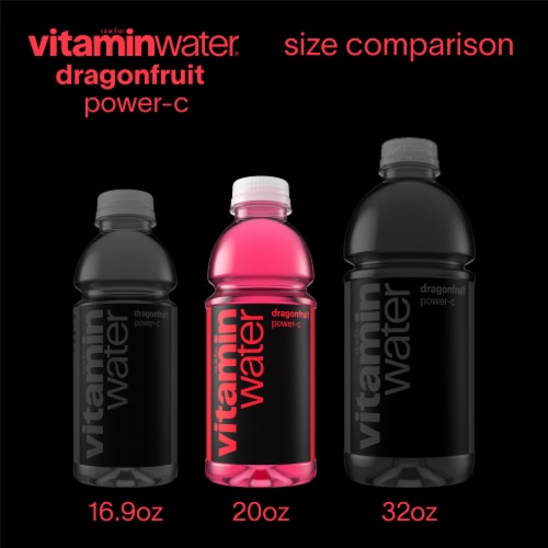 Vitaminwater® Power-C Dragonfruit Flavored Bottled Water Perspective: bottom