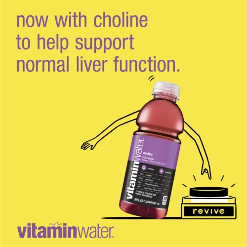 Vitaminwater® Revive Fruit Punch Flavored Bottled Water Perspective: bottom