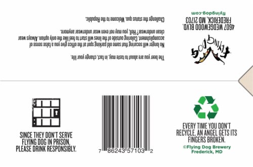 Flying Dog Seasonal Ale Perspective: bottom