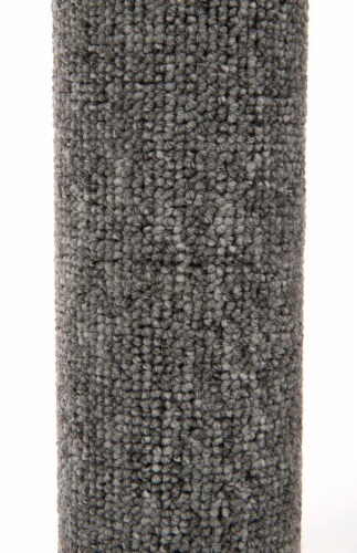 SmartyKat Simply Scratcher Scratching Post with Feather Toy for Cats - Carpet Perspective: bottom