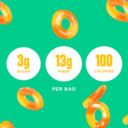 SmartSweets SMART SWEETS Peach Rings, 1.8 OZ (Pack of 4) Perspective: bottom