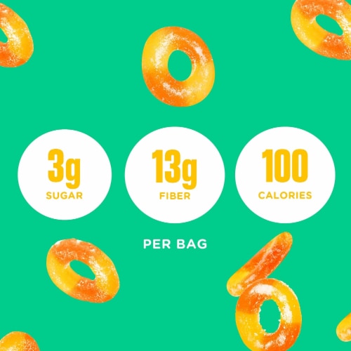 SmartSweets SMART SWEETS Peach Rings, 1.8 OZ (Pack of 12) Perspective: bottom