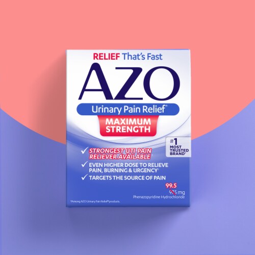 Azo Urinary Pain Relief® Maximum Strength Tablets Perspective: bottom