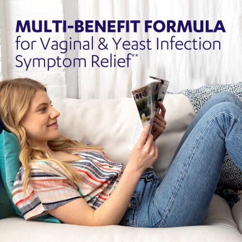 AZO Yeast® Plus Dual Relief Homeopathic Medicine Tablets Perspective: bottom