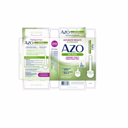 Azo Urinary Tract Infection Test Strips Perspective: bottom