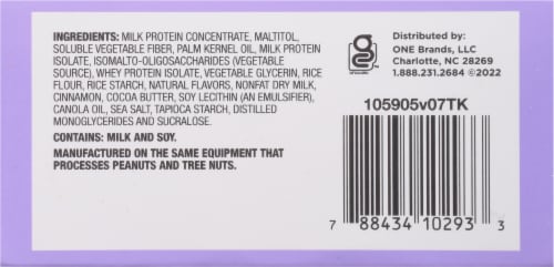 ONE BAR Cinnamon French Toast Protein Bars Perspective: bottom