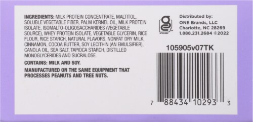 ONE BAR Cinnamon French Toast Protein Bars Perspective: bottom