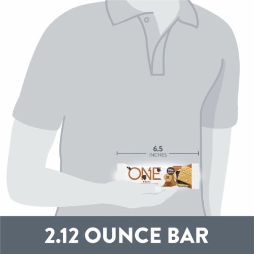 ONE S'mores Flavored Protein Bars Perspective: bottom