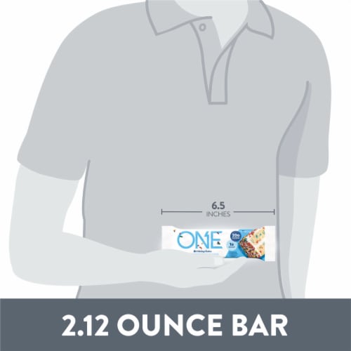 ONE Birthday Cake Flavored Protein Bars Perspective: bottom