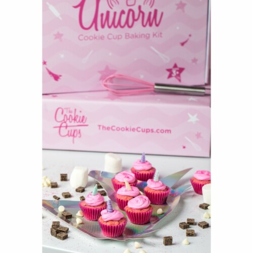 Unicorn Cookie Cup Baking Kit, Unicorn Gifts, Unicorns, Baking Set, Baking Kit, Kids Gifts, Perspective: bottom