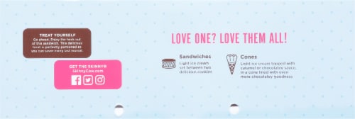Skinny Cow® Sugar Free Vanilla Ice Cream Sandwiches Perspective: bottom
