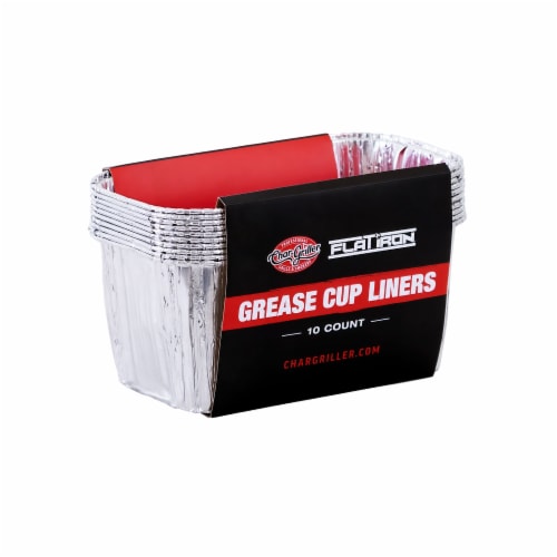 Char-Griller Flat Iron Grease Cup Liners Perspective: bottom