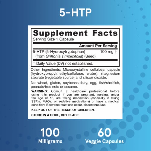 Jarrow Formulas® 5-HTP Capsules Perspective: bottom