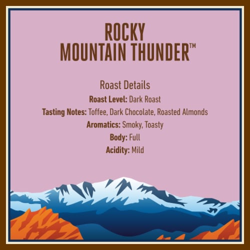 Boyer's Coffee® Rocky Mountain Thunder™ Dark Roast Whole Bean Coffee Perspective: bottom