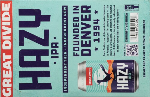 Great Divide Brewing Co.® Hazy IPA Perspective: bottom
