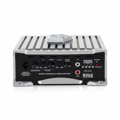 Boss Audio AR1500M Armor 1500 Watt Mono A/B MOSFET Power Car Amplifier