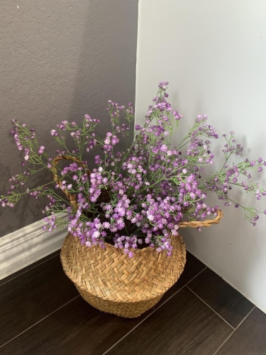 Faux Baby's Breath Bouquet for Floral Arrangement Decoration 15 pcs Perspective: bottom