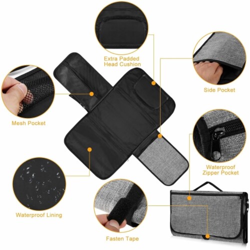Portable Changing Pad Foldable Diaper Changing Pad Kit Waterproof Wipeable Changing Mat 1 unit King Soopers