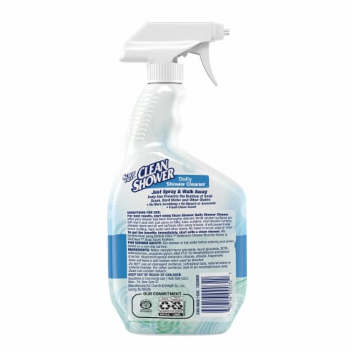 Clean Shower Fresh Clean Scent Daily Shower Cleaner Perspective: bottom