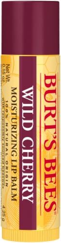 Burt's Bees Moisturizing Wild Cherry Lip Balm Perspective: bottom