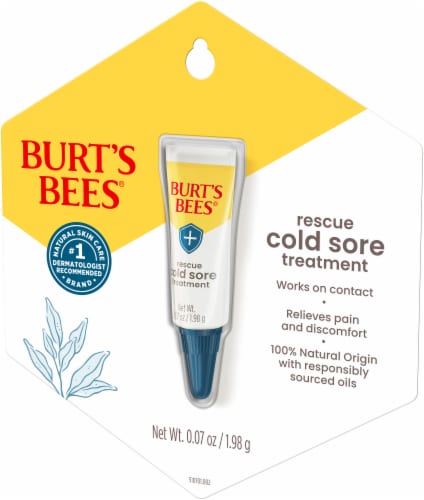 Burts Bees Rapid Rescue with Rhubarb and Sage Complex Cold Sore Treatment,  1 ct - QFC