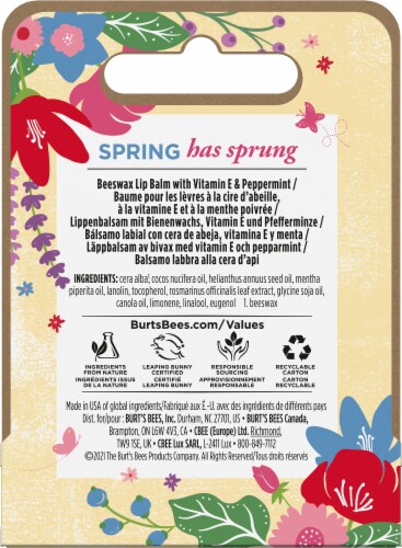Burt's Bees® Limited Edition Spring Has Sprung Lip Balm Perspective: bottom