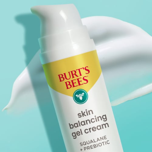 Burts Bees Clear and Balanced Skin Balancing Gel Cream Moisturizer Perspective: bottom