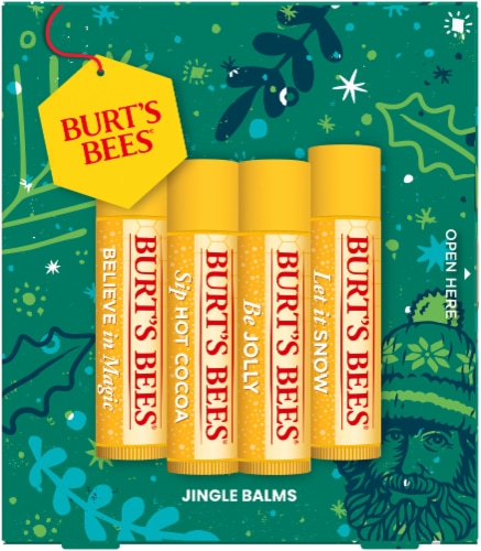 Burt's Bees Non-Tinted Jingle Balms Original Beeswax Lip Balm Gift Set, 1  ct - Fry's Food Stores