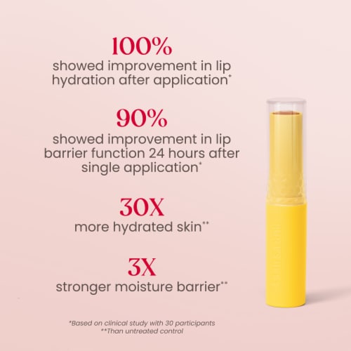 Burt's Bees Tinted Boosted Lip Balm Cheeky Cherry Perspective: bottom