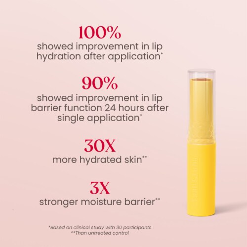 Burt's Bees Tinted Boosted Lip Balm Misty Mauve Perspective: bottom