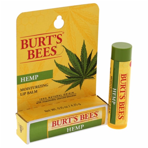 BURTS BEES HEMP LIP BALM BLISTERED .15OZ Perspective: bottom