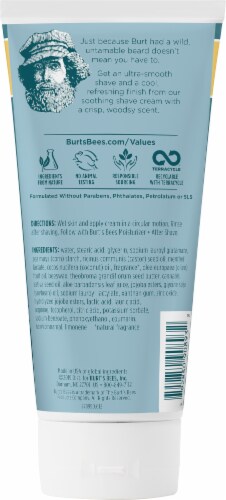 Burts Bees Cooling Aloe and Hemp Shave Cream For Men Perspective: bottom