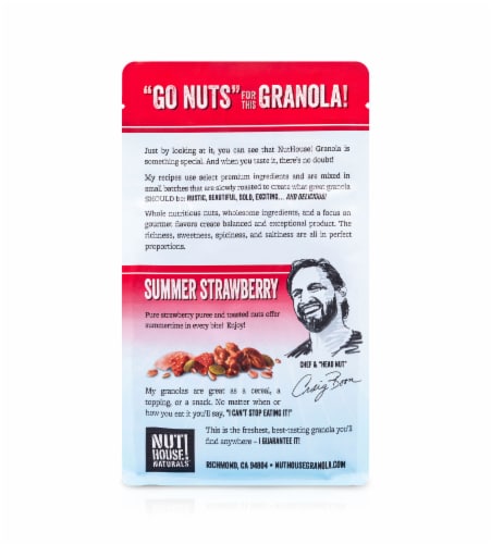 Granola, Summer Strawberry, 3x11.5oz Perspective: bottom