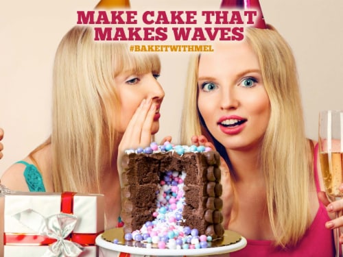 Bake it With Mel - Chocolate Cake Surprise Baking Activity Kit Perspective: bottom
