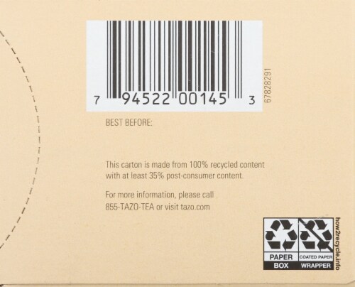 Tazo® Classic Chai Tea Bags Perspective: bottom