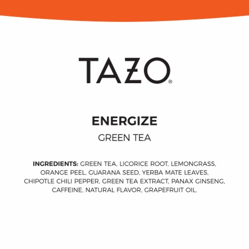 Tazo® Energize Green Tea Bags Perspective: bottom